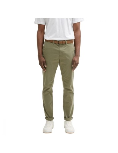 Pantalon Slim Vert Kaki TOM TAILOR | Tree Moss Green