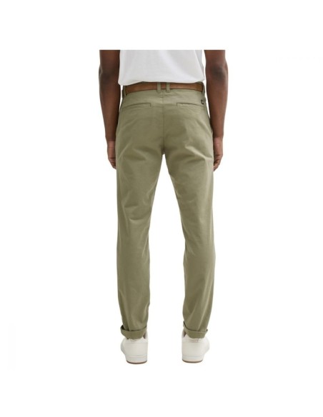 Pantalon Slim Vert Kaki TOM TAILOR | Tree Moss Green