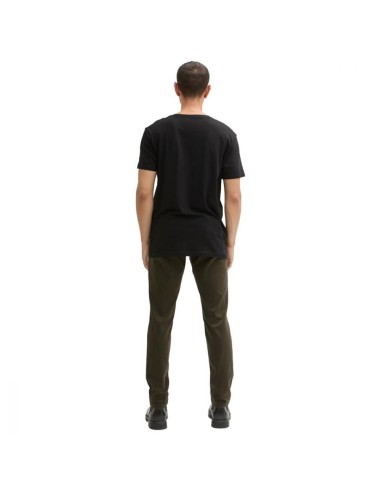 Chino Slim TOM TAILOR Vert Kaki + Ceinture | Dark Rosin