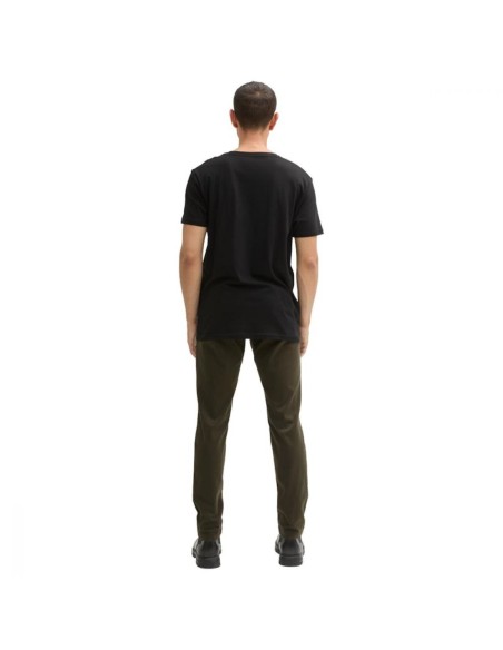 Chino Slim TOM TAILOR Vert Kaki + Ceinture | Dark Rosin